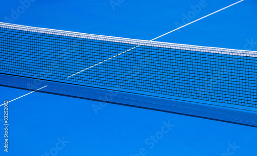 Obraz na płótnie Table and grid for playing table tennis w salonie