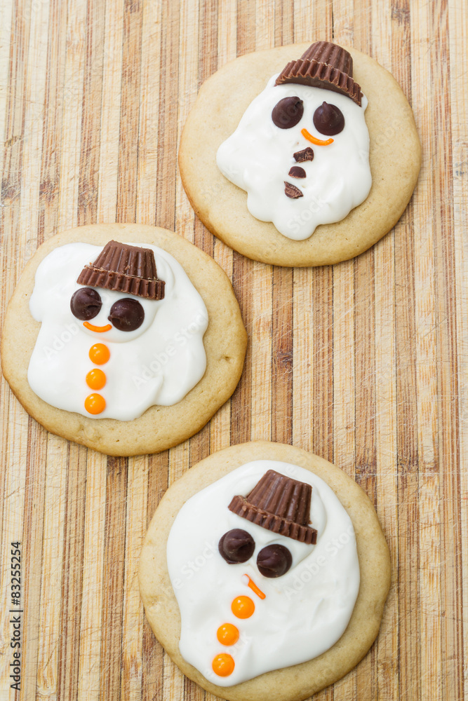 melted snowman cookie melted snowman cookie