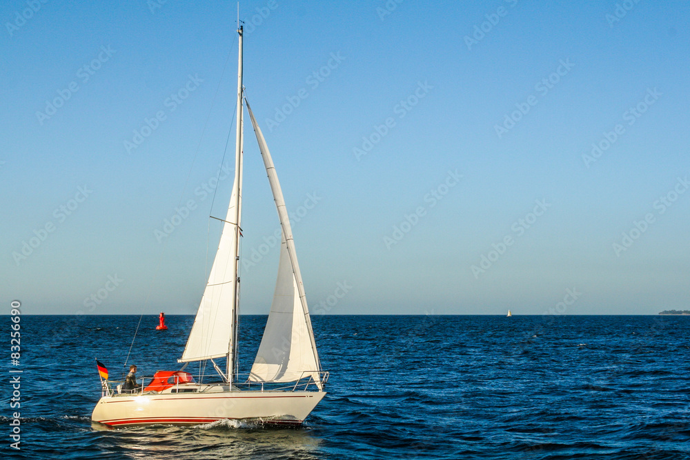 Naklejka premium Segelboot