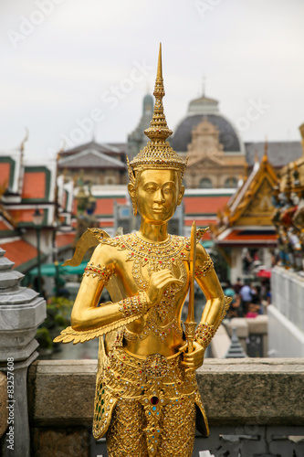 Statue in Great Palace  Bangkok