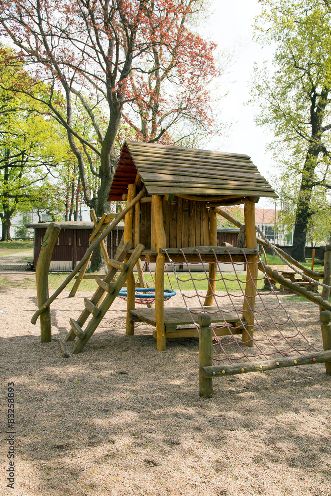 Playground / Playground with wooden toys