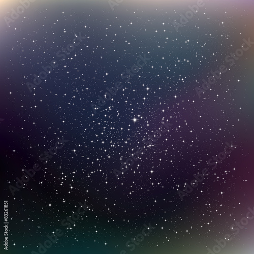Realistic Starry Background