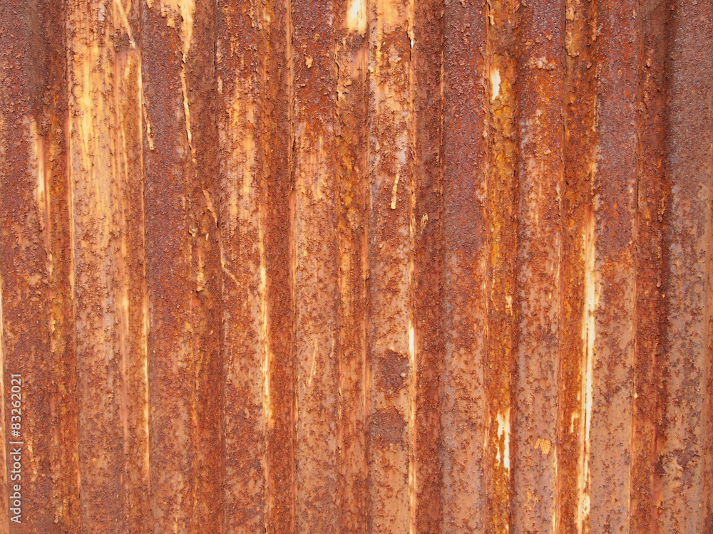 Iron surface rust