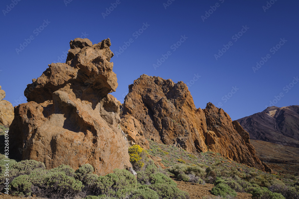 Roques de Garcia.Tenerife, Canary Islands, Spain
