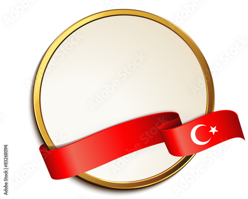 Schild mit Banderole - Türkei
