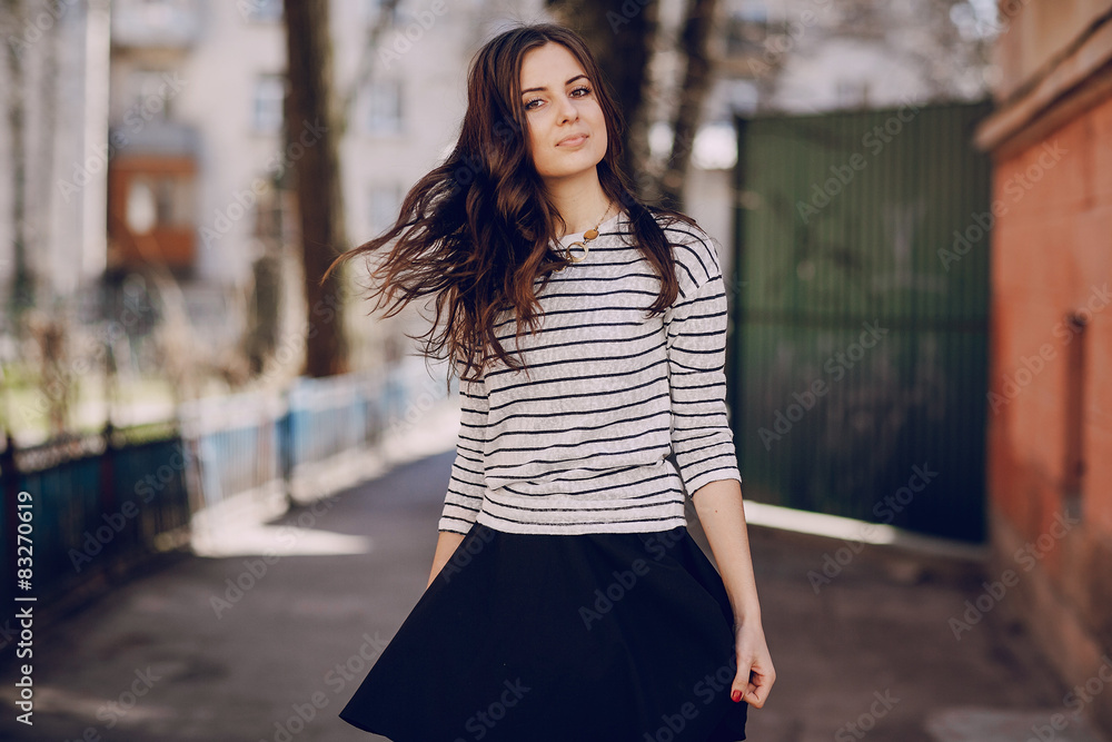 Fototapeta premium young beautiful woman