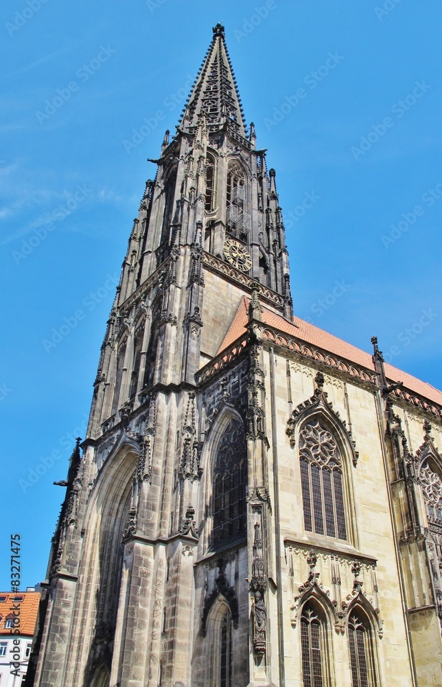 Fassade der Lamberti-Kirche in Münster