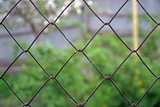fence of metal wire