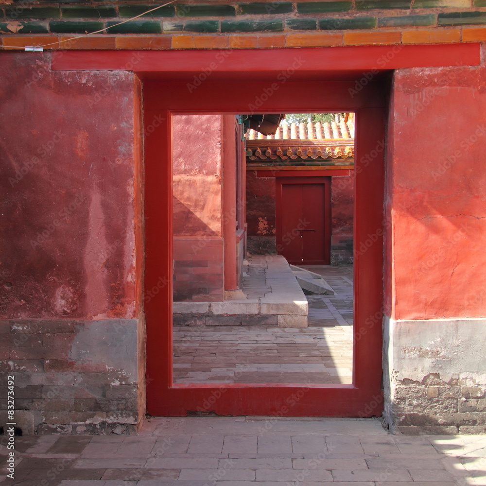Ancient chinese architecture (Beijing, China) Ancient chinese architecture (Beijing, China)