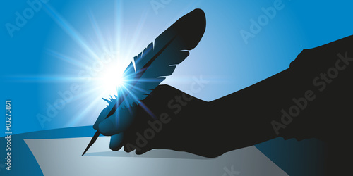 Main Ecriture Plume
