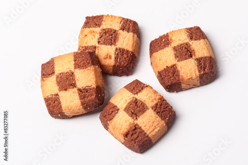 Creamy and chocolate cookies