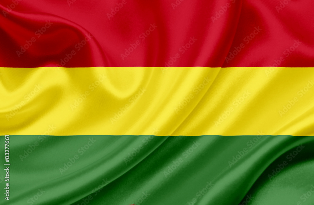 Obraz premium Bolivia waving flag