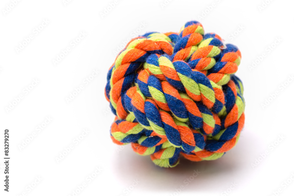 Colorful Dog Rope Ball Toy