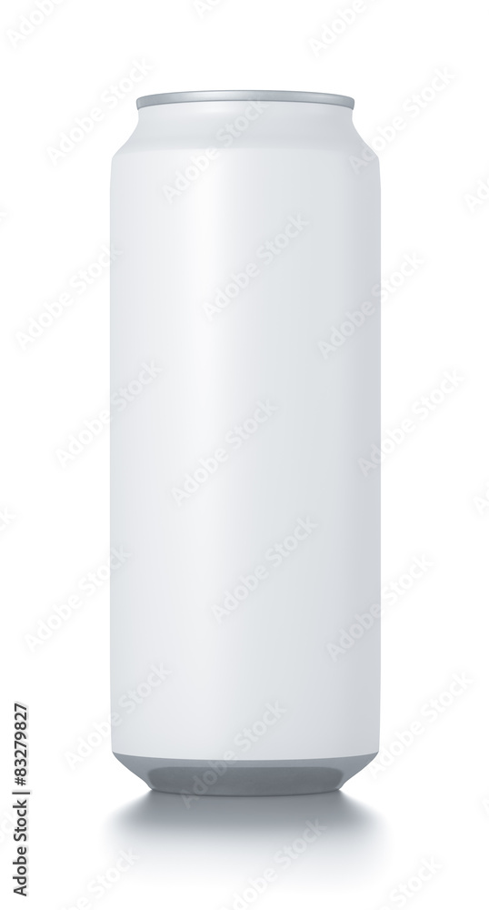Aluminum white can Aluminum white can