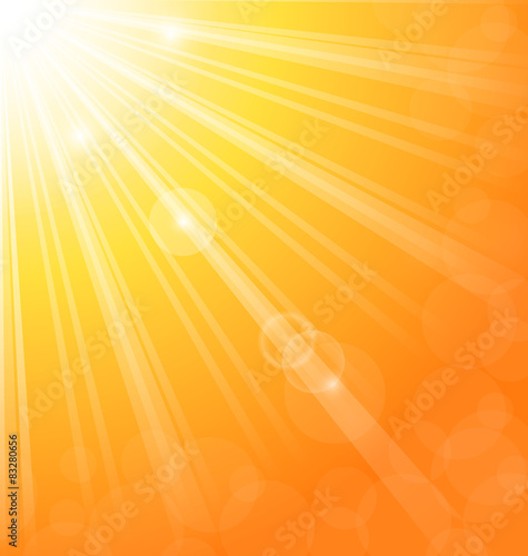Abstract background with sun light rays