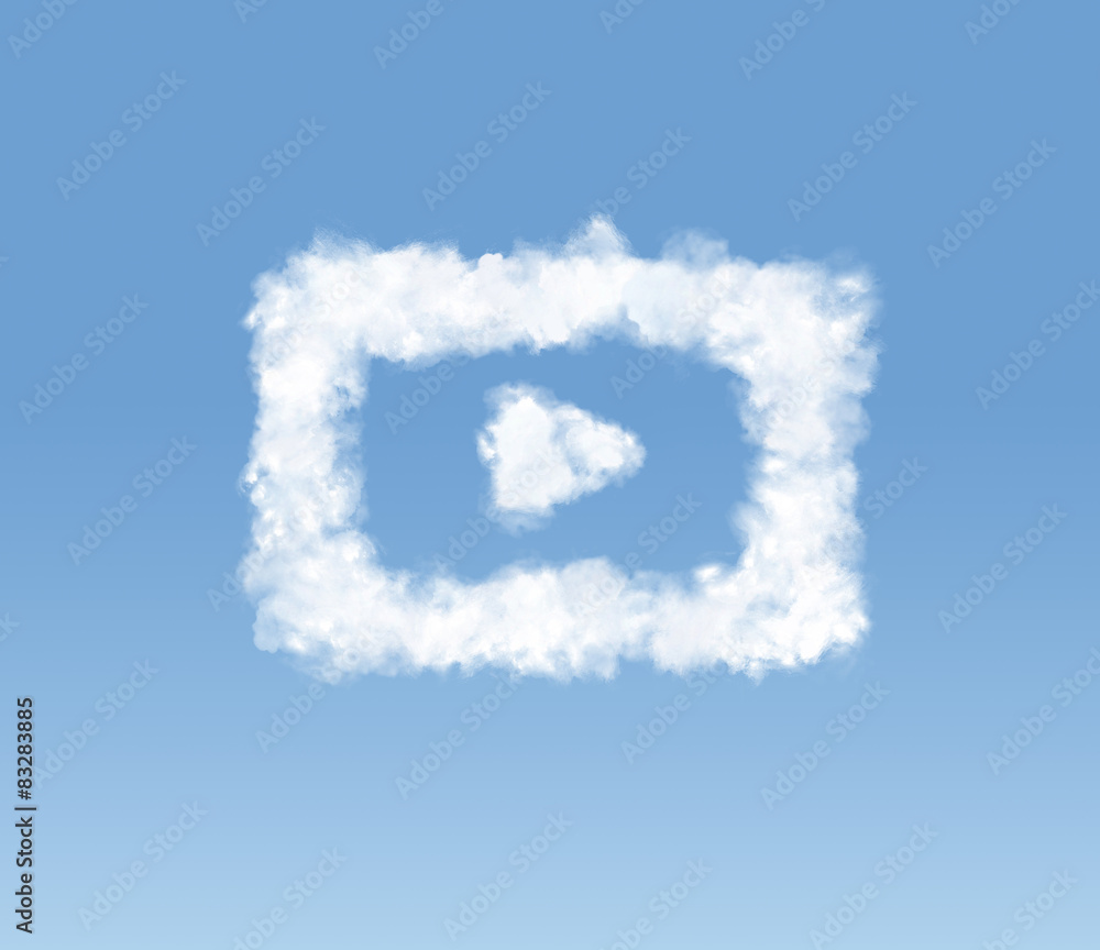 Conceptual picture of shaped cloud Conceptual picture of shaped cloud