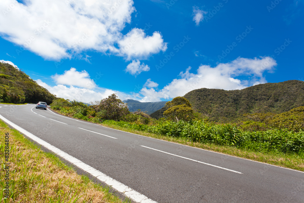 route des Plaines, île de la Réunion route des Plaines, île de la Réunion