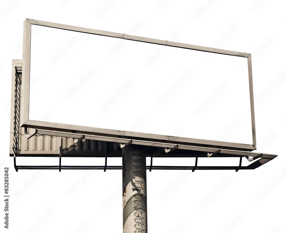 Blank billboard Blank billboard