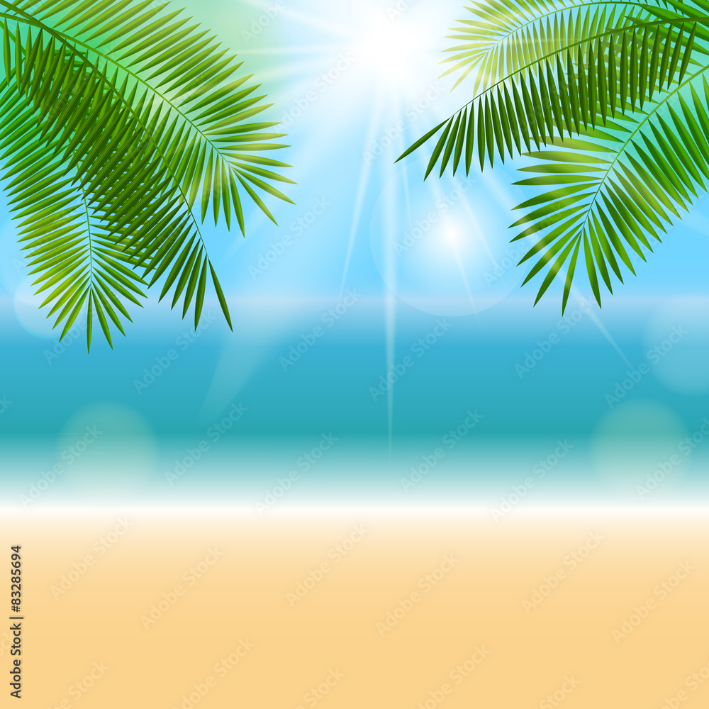 Summer Natural Background Vector Illustration Summer Natural Background Vector Illustration