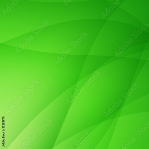 Abstract green background with wave. Vector © unscrew