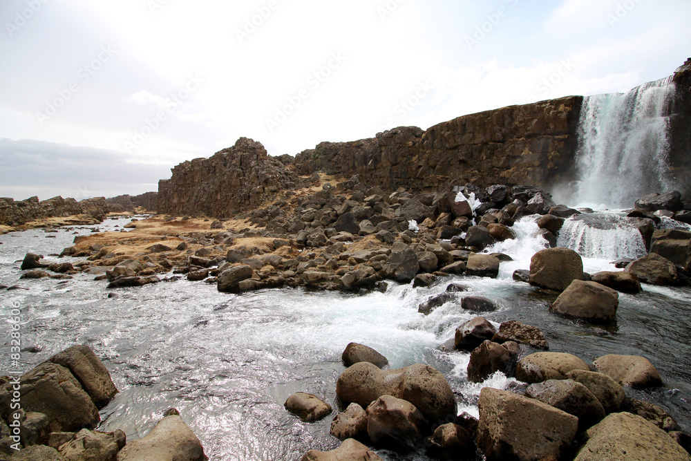Thingvellir Wasserfall