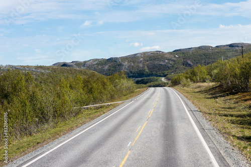 Route E69 in Finnmark, Northern Norway