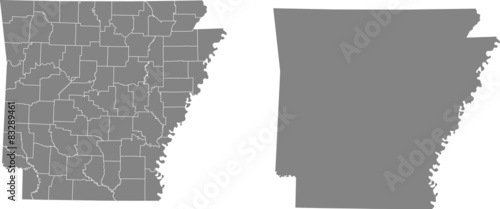 map of Arkansas photo