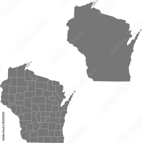 map of Wisconsin photo