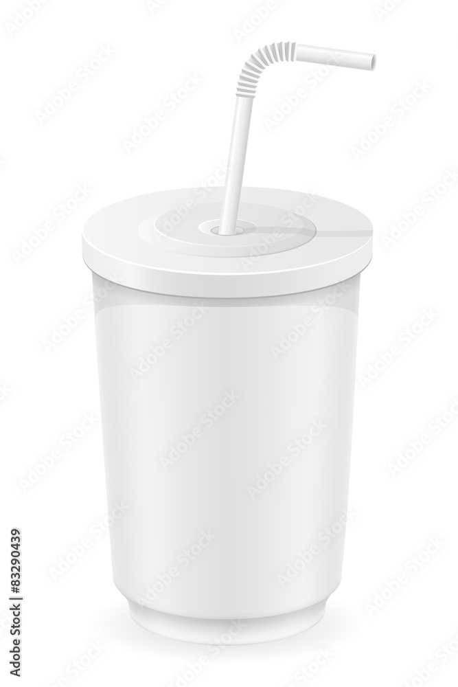 white cup of soda water vector illustration white cup of soda water vector illustration