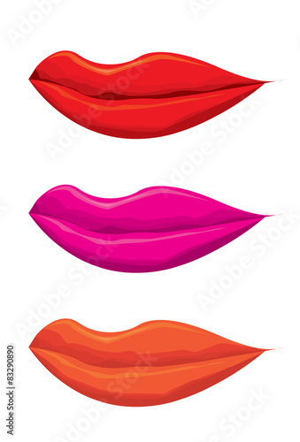Lips vector