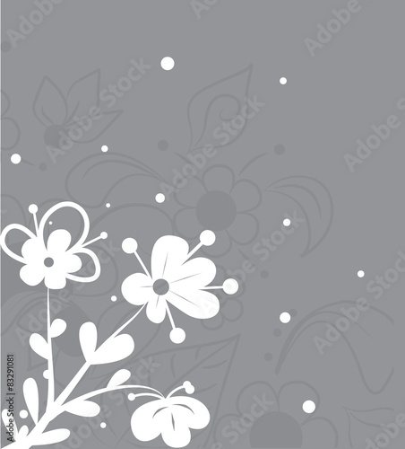 Abstract floral background