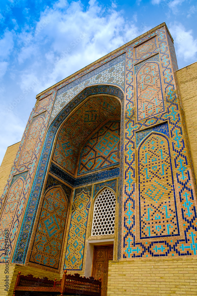 Shah-I-Zinda memorial complex, necropolis in Samarkand