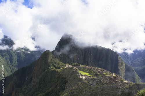 インカのマチュピチュ遺跡