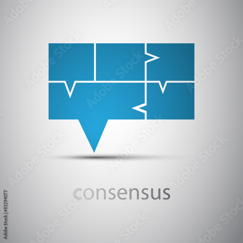 Consensus - Speech Bubble Concept