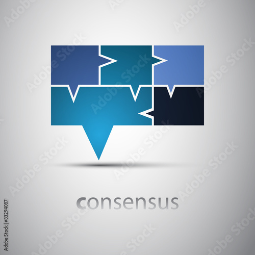 Consensus - Speech Bubble Concept