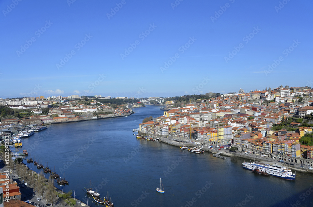 Stadtansicht von Porto am Douro