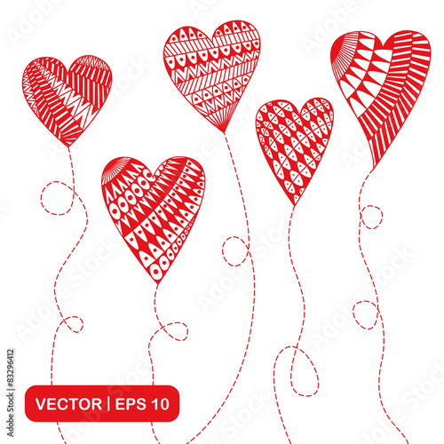 Valentine hearts for your design