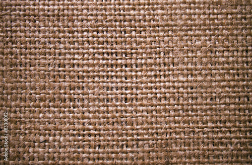 Burlap texture for a background.