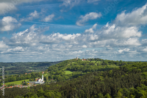 Neumarkt in der Oberpfalz mit der Burgruine Wolfstein