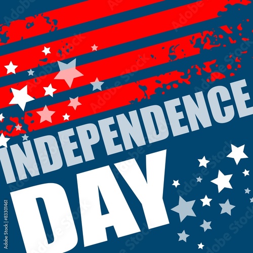 Independence Day Background. Abstract grunge vector