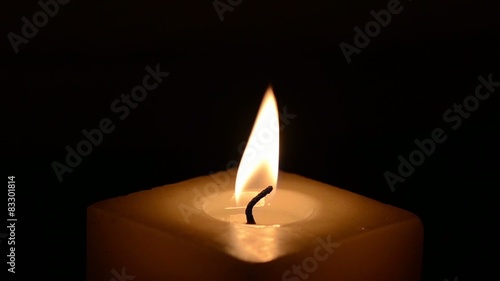 Flickering Square Candle