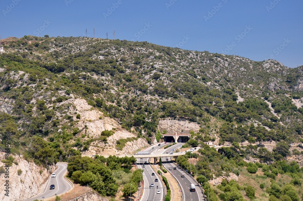 A road in Spain