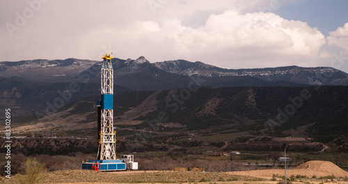 Photography Oil Derrick Crude Pump Industrial Equipment Colorado Rocky Mount