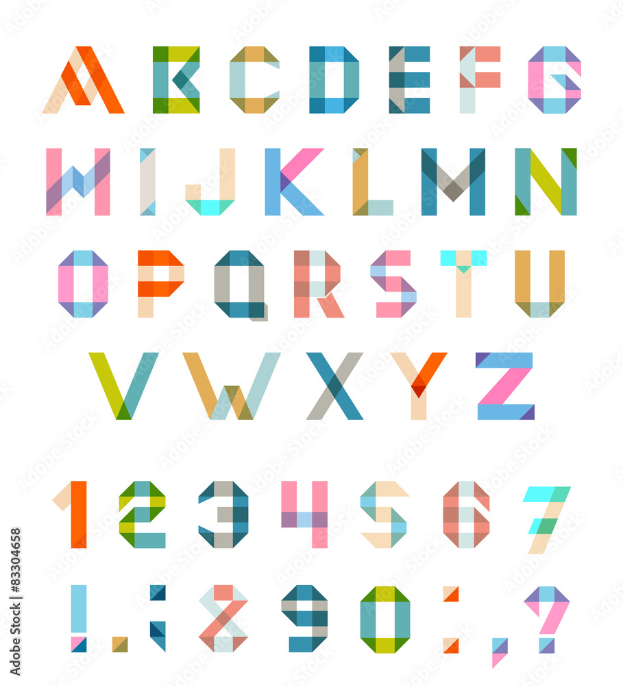 Vector Alphabet Set