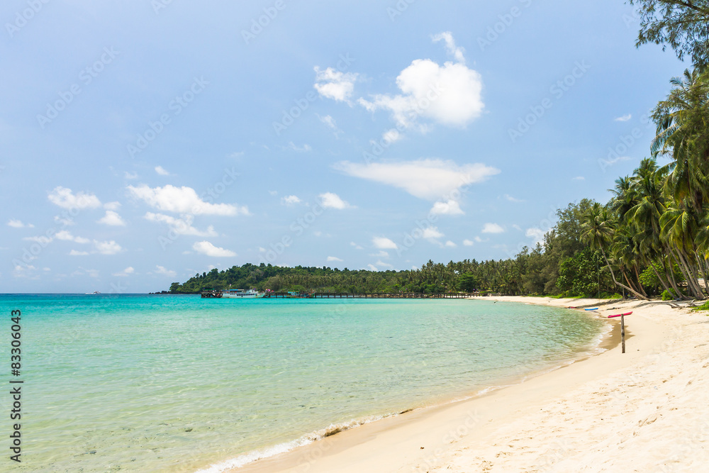 Taphao beach on Koh Kood(Kood island) ,Trat Thailand