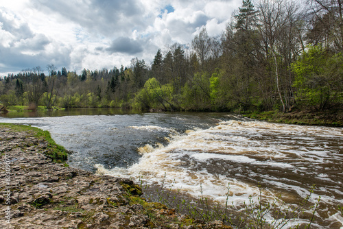 waterfall on the river