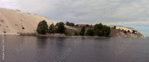 Billede på lærred Dunes in Nida, The Curonian Spit, Lithuania,