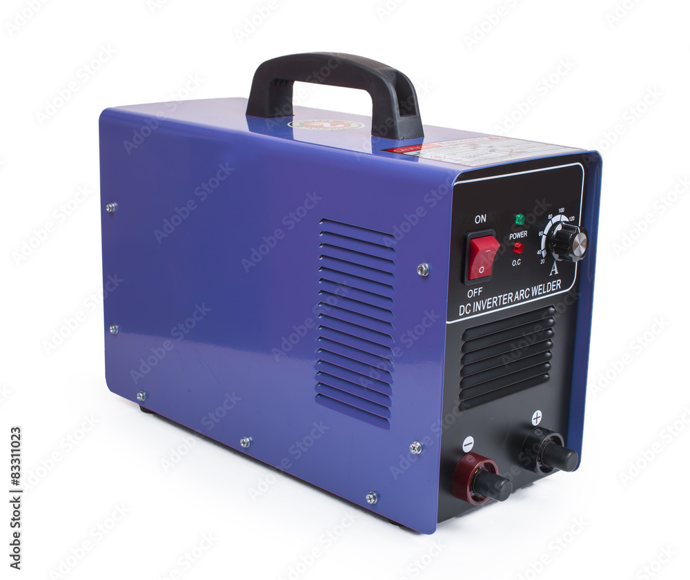 Fototapeta premium inverter welding machine isolated on white background
