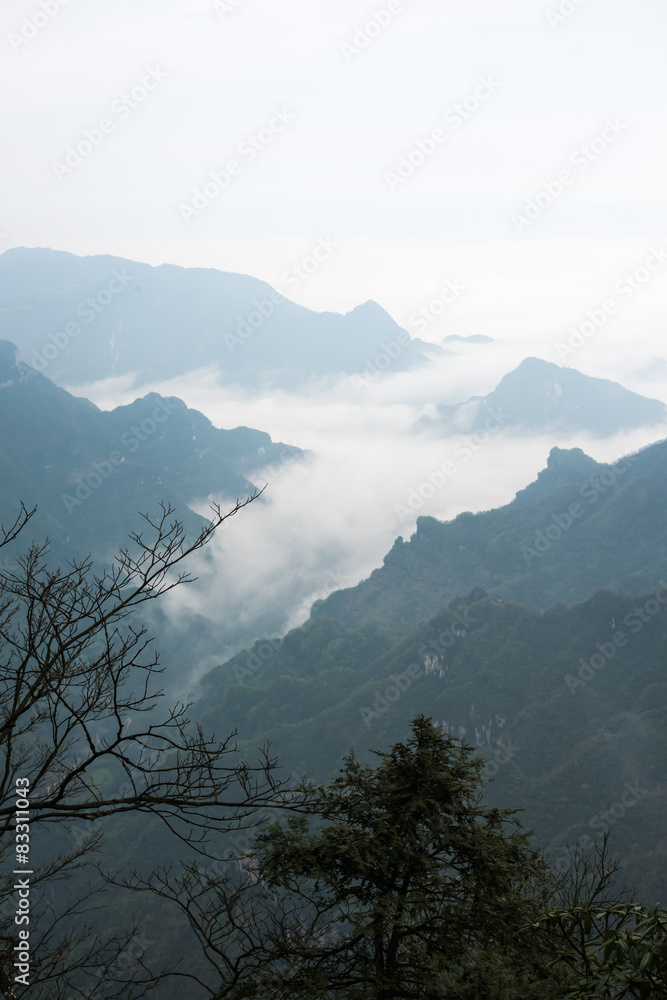 View point of Tianmen mountain View point of Tianmen mountain