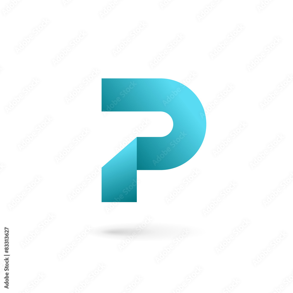 Letter P logo icon design template elements Letter P logo icon design template elements
